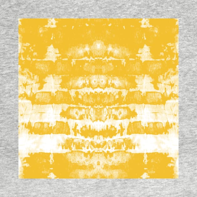 Yellow Tie-Dye Symmetry by Carolina Díaz